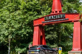 The entrance to Beamish Museum