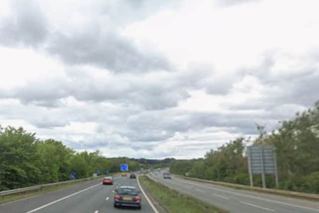 The road was closed in both directions between the Durham and Chester-Le-Street junctions.
