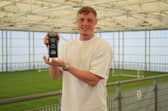 Dan Ballard with his PFA Community Champion Award