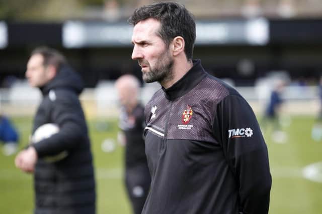 Spennymoor Town manager Tommy Miller (photo David Nelson)