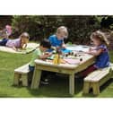 High-quality wooden playsets designed for use in nurseries make for incredibly reliable and sturdy products for home use