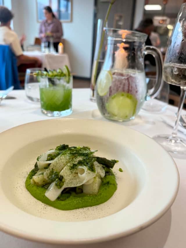 English asparagus to start