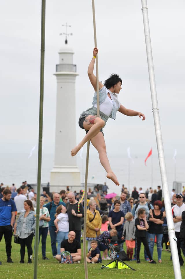 Emma performing at a previous Summer Streets festival