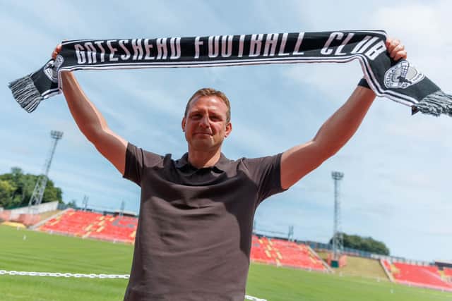 Lee Cattermole has been named as manager of National League club Gateshead (photo Jack McGraghan)
