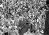 Sunderland fans at Port Vale on the day SAFC sealed a return to the Second Division in 1988.