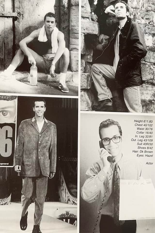 Paul during his modelling days