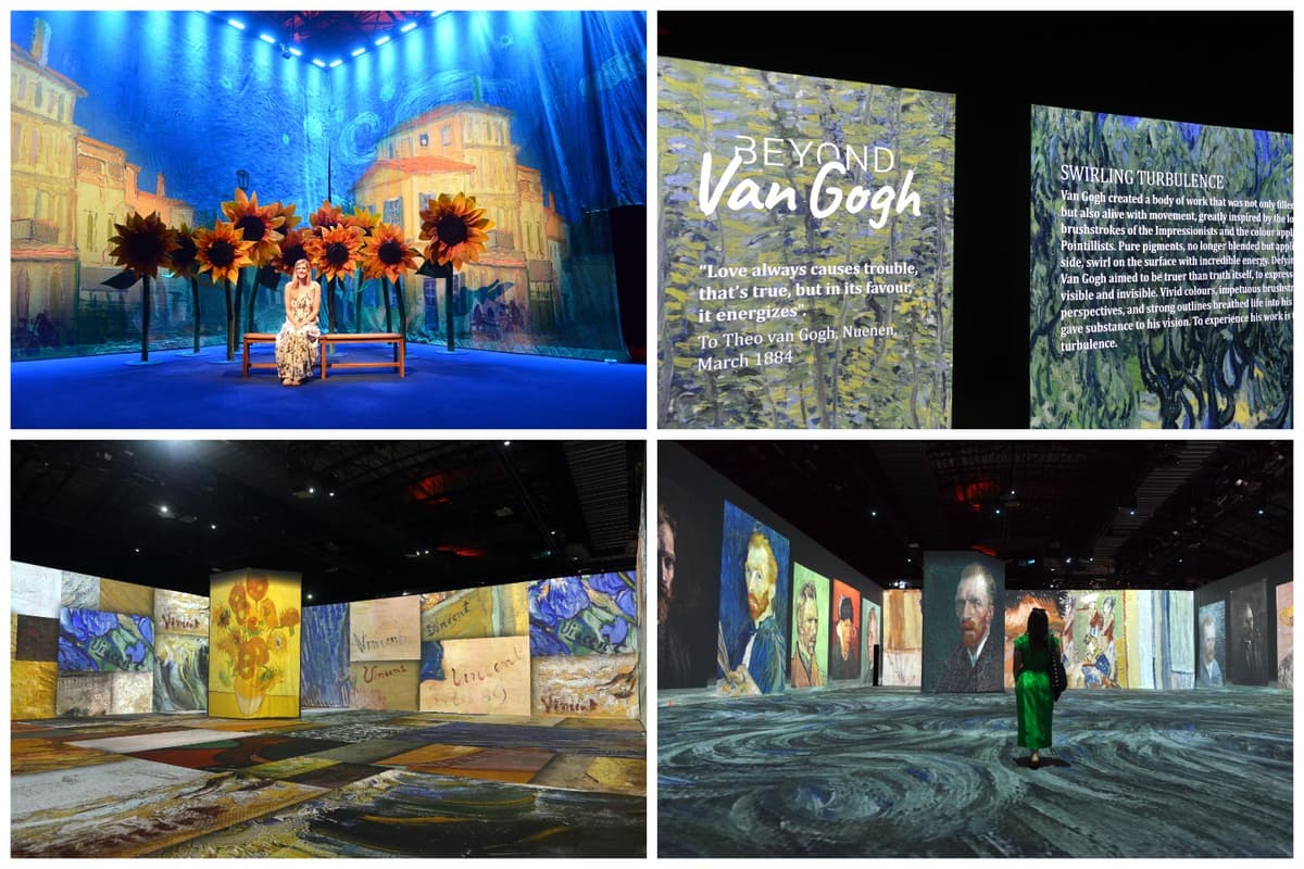 Neun faszinierende Bilder: Das riesige immersive Erlebnis „Beyond Van ...