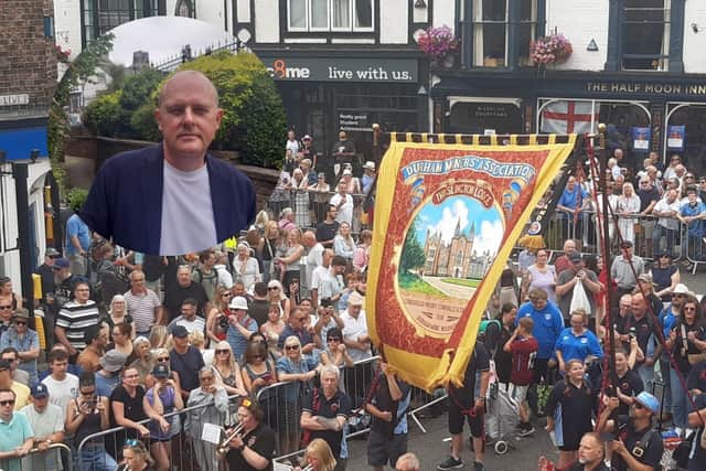 TUC chief Paul Nowak was speaking at the Durham Miners Gala.