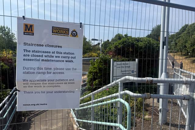 'Improvement Works' signs have been installed for more than a year