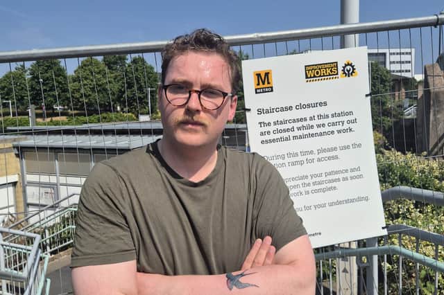 Ciaran Morrissey (Lib Dem, Millfield & Hendon) at University Metro Station