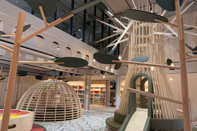 There's a whole floor dedicated to children's reading and activities