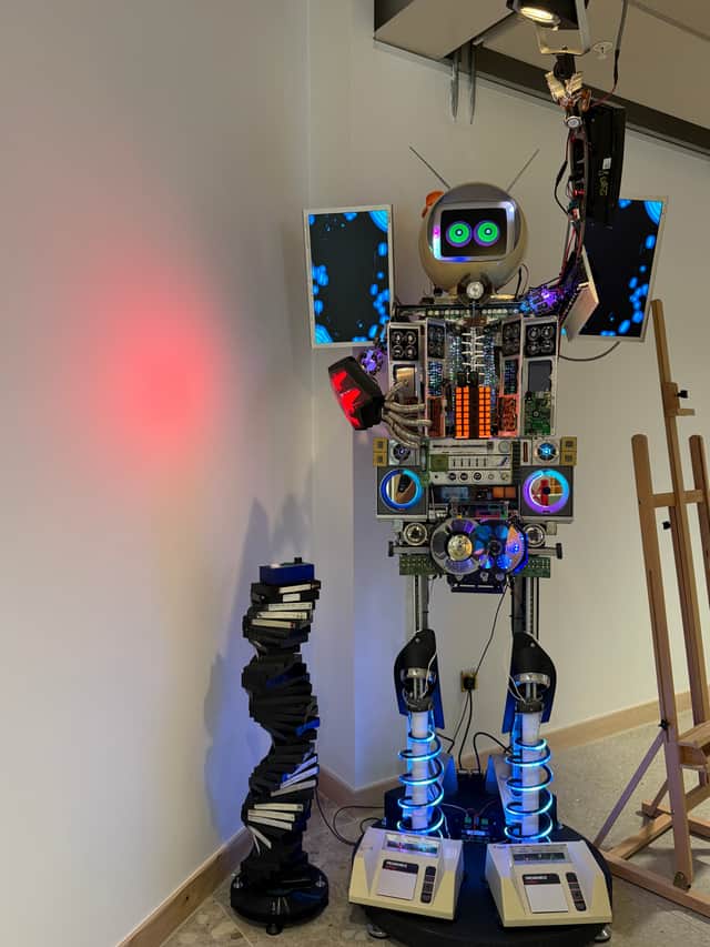 Orbiter the robot is set to become a mascot for the new venue