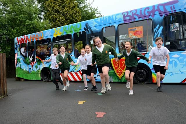 Broadway Juniors' Broadway Book Bus