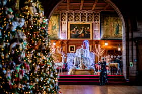 A previous Christmas event at Bamburgh Castle