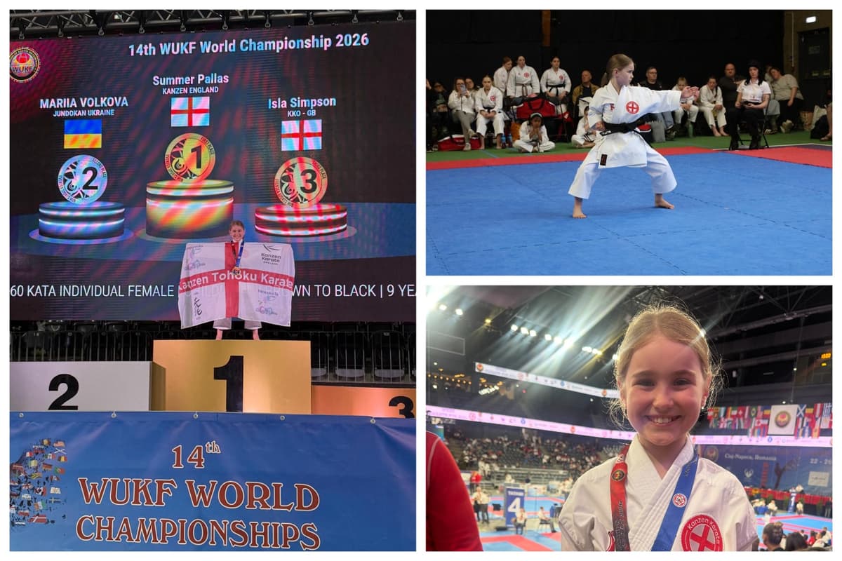 Lernen Sie die Schülerin aus Sunderland kennen, die Karate-Weltmeisterin ...
