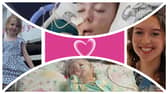 Beatrix Archbold and Kayleigh Llewellyn whose lives were saved by heart transplants. Their families are backing calls for more people to join the organ donation register.