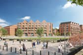 A CGI of what the completed Sheepfolds neighbourhood will look like.