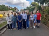 Some of the Offerton Village residents who are opposed to the padel courts development.