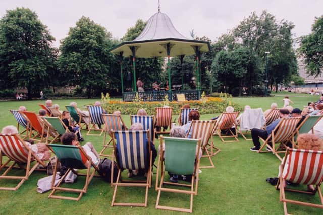 There will be four weekends of events in Sunderland bandstands