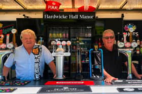 Brothers Alan & David Bradley getting ready for the Bank Holiday 40 year celebrations