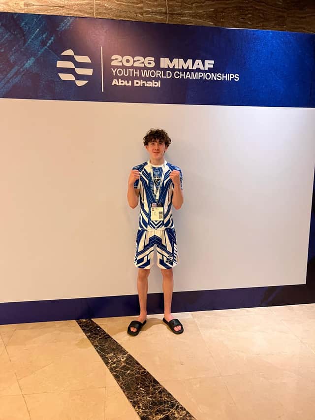 Joseph Robson travelled to Abu Dhabi to compete