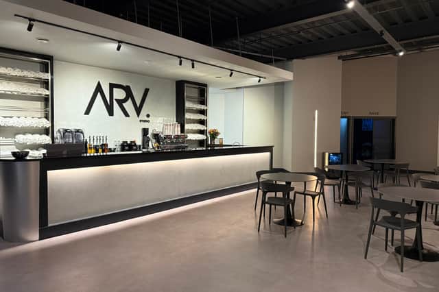 The studios also includes a cafe which is open to non-members