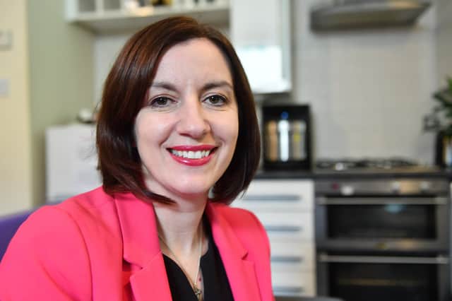 MP Bridget Phillipson was visiting supported accommodation for the homeless in Houghton-Le-Spring.