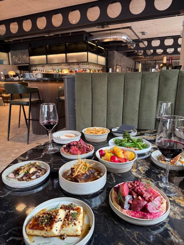 Dishes from the small plates menu