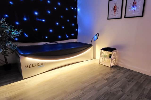 Inside the Sunderland-based Infinity Wellness Clinic.