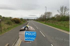 Nissan Way has been closed following reports of an overnight collision.