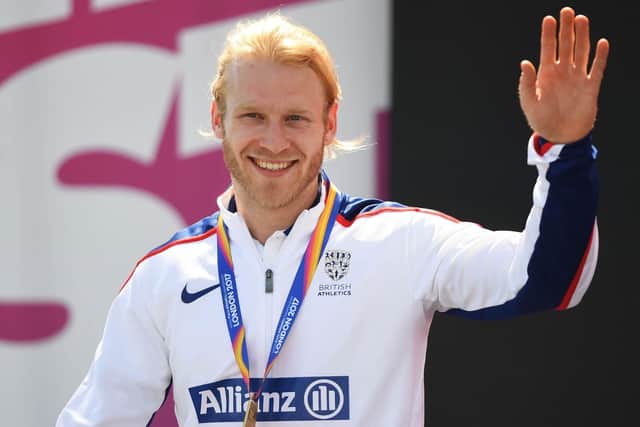 Two-time paralympic gold medallist Jonnie Peacock