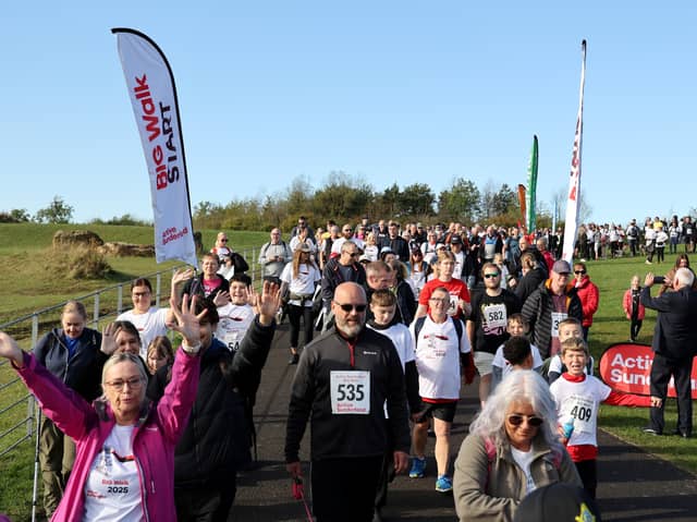 Participants taking part in last year's Big Walk.