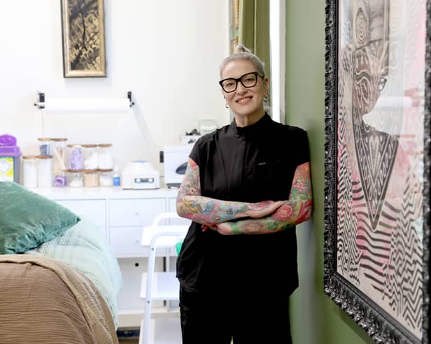 Louise Stone uses restorative tattooing to help others