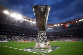 The UEFA Europa League trophy.