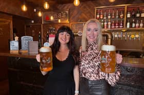 Assistant manager Jasmine Hall, left, with owner Leighanne Johnson, right.