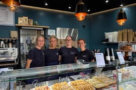 Crave staff members: Carrieann Bates, Aisha Wright, Nicole Dixon and Crave co-owner Elisa Ricci.