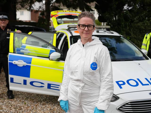 Forensic scientist Jo Millington will be guiding viewers through forensic investigations