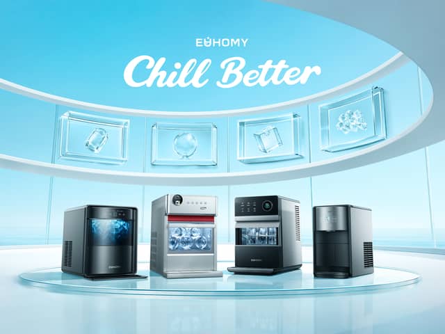 Euhomy has a range of ice shapes and countertop designs