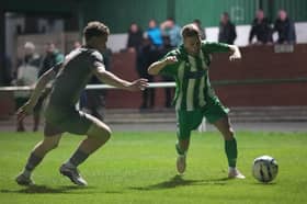 Easington Colliery forward Liam Adamson (photo Jordan Riding/Easington Colliery)