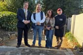 From left: Cllr Robert Hutchinson, Mayor of Sunderland, Rob Deverson, Carla Cuthbertson and Tom Cuthbertson.