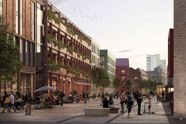 The ambitious plans are for 216 homes along High Street West