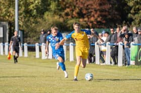 Boldon CA claimed a 1-0 home win in an FA Vase first round tie against local rivals Jarrow (photo Kieran Gough)