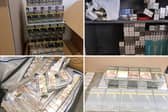 £1 million worth of suspected illegally imported cigarettes have been seized.