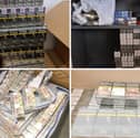 £1 million worth of suspected illegally imported cigarettes have been seized.