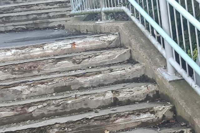 The current station stairs need to be completely replaced.