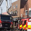 Firefighters have been responding to a fire on Hylton Road.