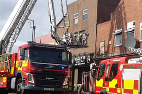 Firefighters have been responding to a fire on Hylton Road.