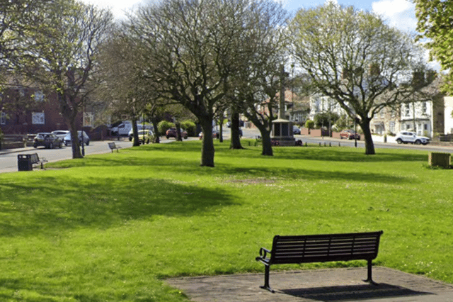 Ryhope village green in the picture in a Google Maps view from April 2024.