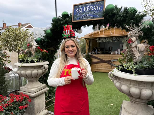 TCL staff member Charlie Lawson at the Frosty's cafe