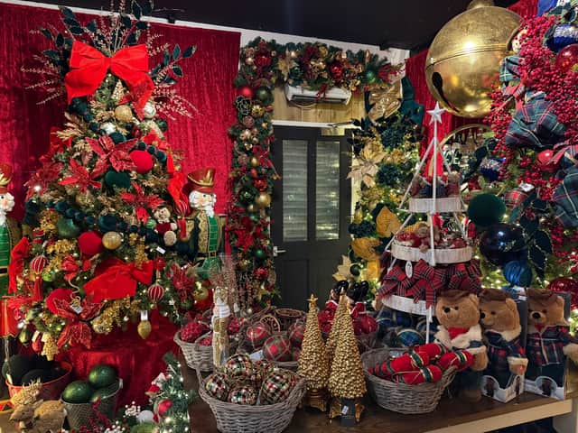 One of the rooms is inspired by a traditional 'Ralph Lauren' style Christmas